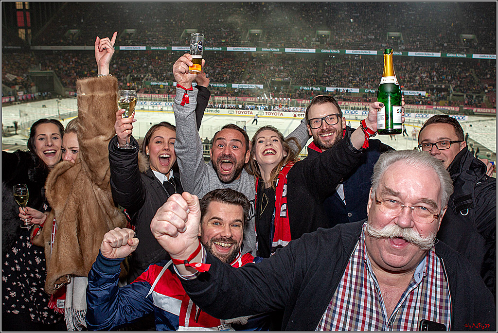 DEL Wintergame; Koelner Haie - Duesseldorfer EG; Koeln, 12.01.2019